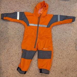 OakiWear Bright Orange Rain Suit